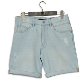 Drykorn Offshore Relaxed Fit Denim Shorts Light Blue – vooraanzicht