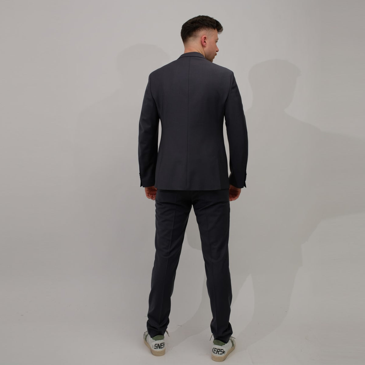 DRYKORN Piet Drynamic Stretch Wool Blend Slim Fit Trousers Grey Blue – productbeeld 4