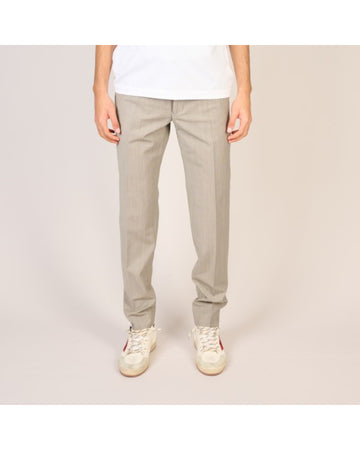 DRYKORN Beige Piet Drynamic Trousers – vooraanzicht