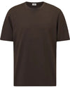 Drykorn Raphael T-shirt bruin, productfoto vooraanzicht