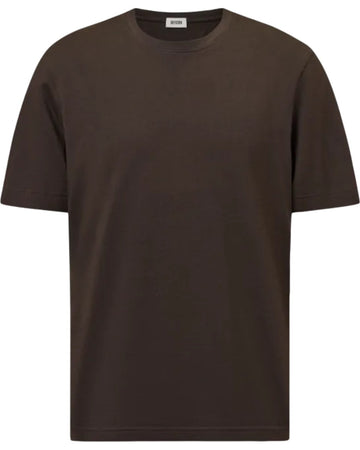 Drykorn Raphael T-shirt bruin, productfoto vooraanzicht