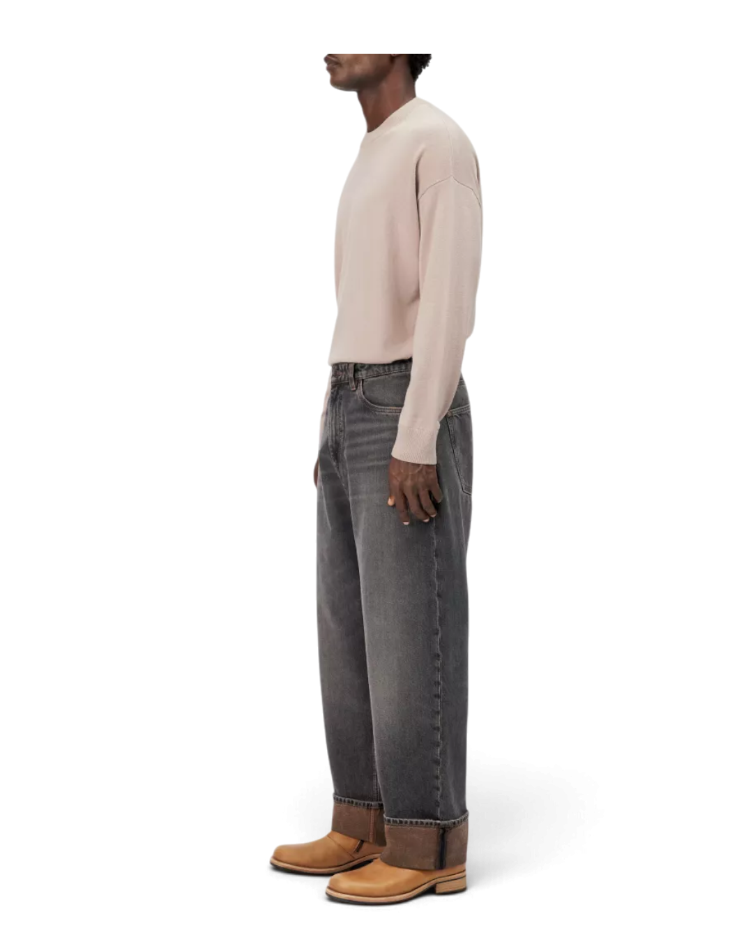 Drykorn Rawdy A Relaxed Tapered Denim Brown - productfoto 3