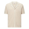 DRYKORN Ray Regular Fit Knitted Cotton Polo Beige – vooraanzicht