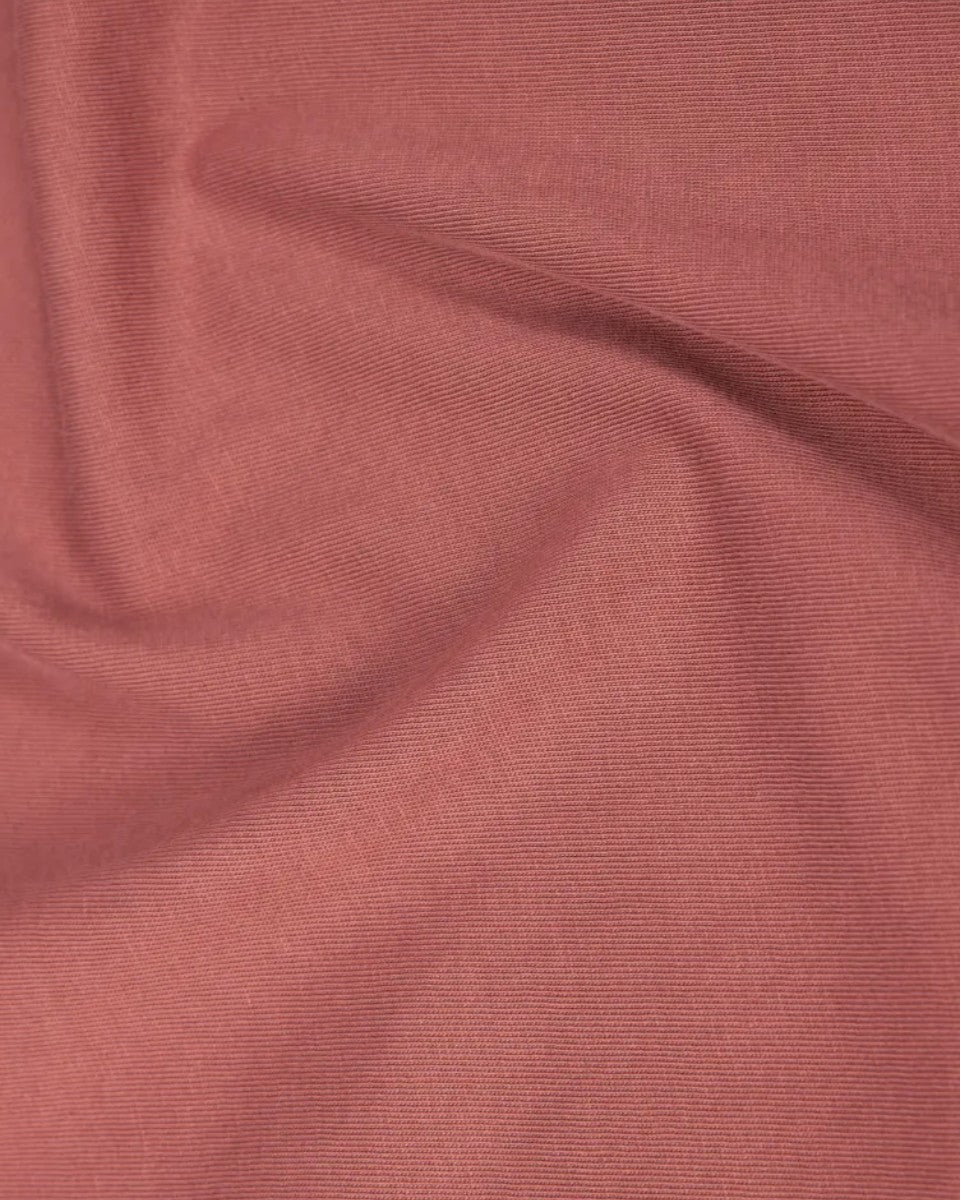 Drykorn Thilo T-shirt burnt coral, detail stof