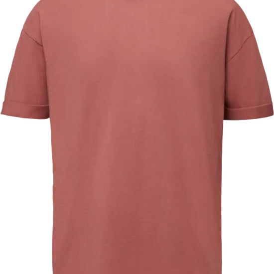 Drykorn Thilo T-shirt burnt coral, productfoto vooraanzicht