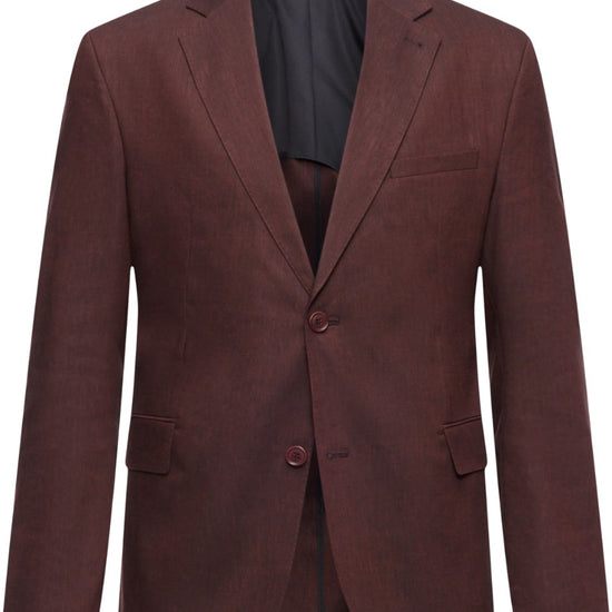 Drykorn Yames blazer bitter chocolate, productfoto vooraanzicht