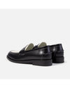 DUKE AND DEXTER Black and White Penny Loafer – productbeeld 2