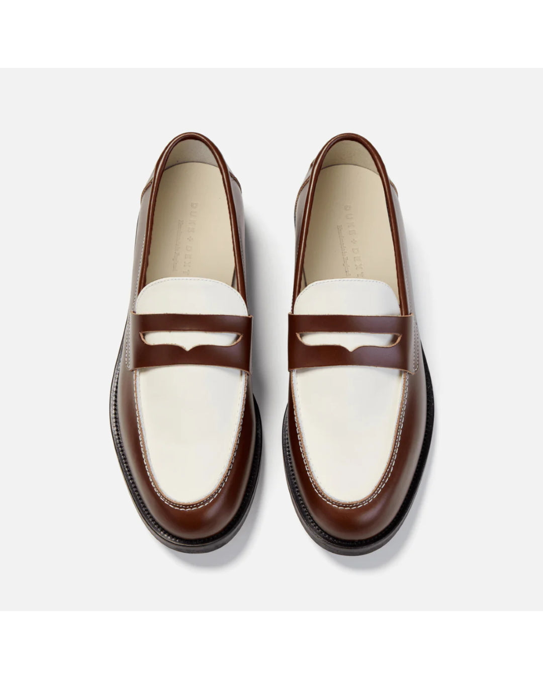DUKE AND DEXTER Wilde Chestnut Penny Loafer – productbeeld 2