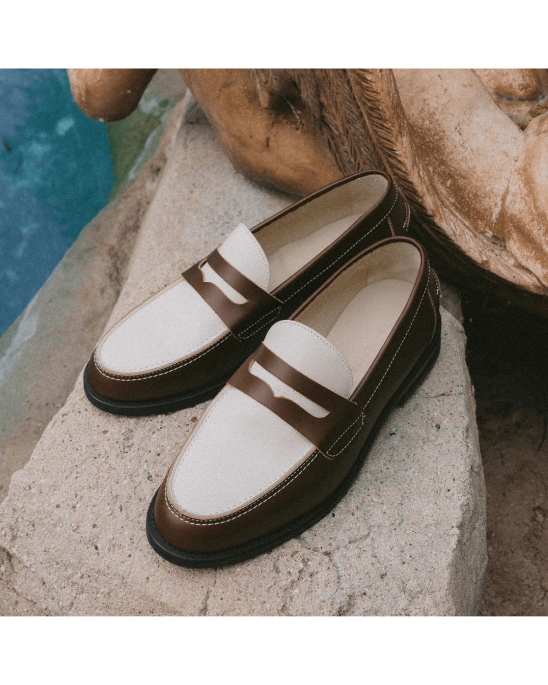 DUKE AND DEXTER Wilde Chestnut Penny Loafer – productbeeld 3