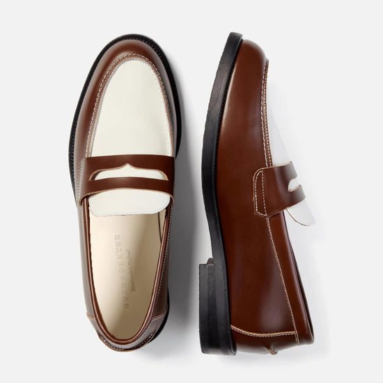 DUKE AND DEXTER Wilde Chestnut Penny Loafer – productbeeld 4