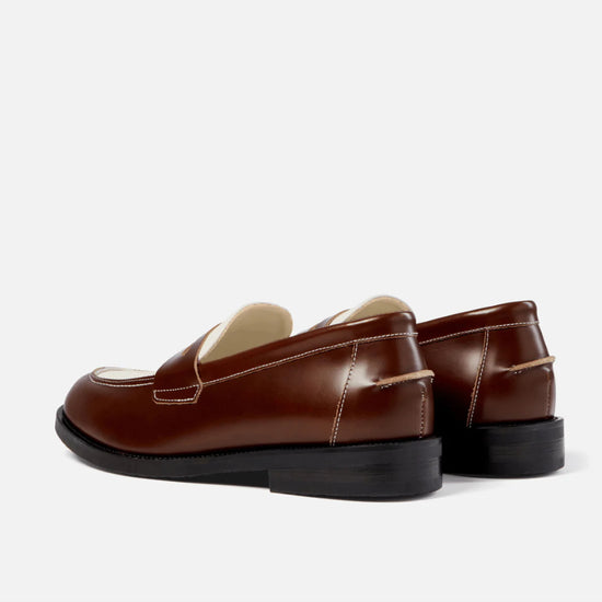 DUKE AND DEXTER Wilde Chestnut Penny Loafer – productbeeld 5