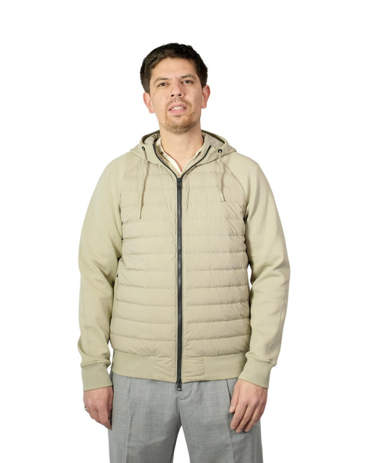 Safari Green Korin Thien Mirto Sweatshirt Cardigan