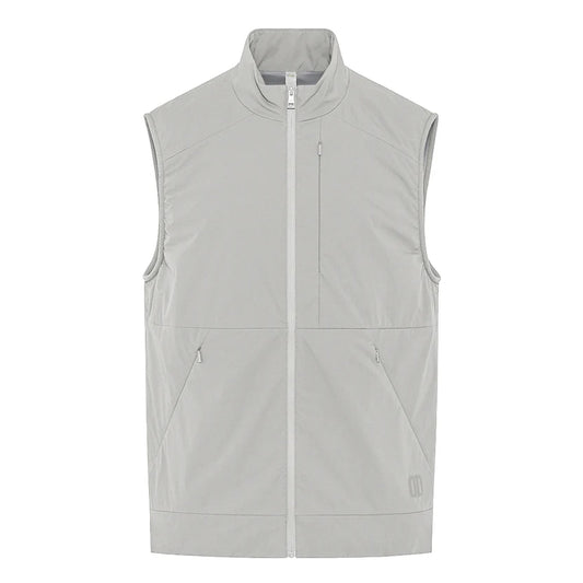DUNO Light GREY Bodywarmer – vooraanzicht