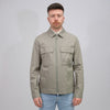 DUNO Elios Waterproof Linen Shirt Jacket Moss Green – productbeeld 5