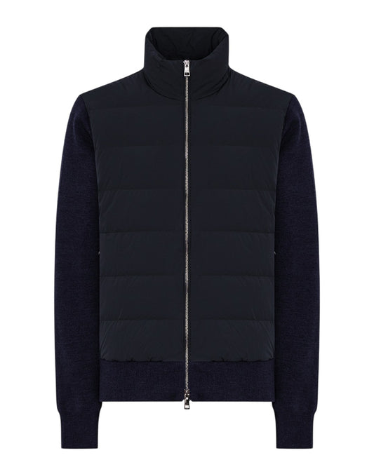 Duno Oliver Rolo hybrid jacket in navy bij Checkpoint Mol