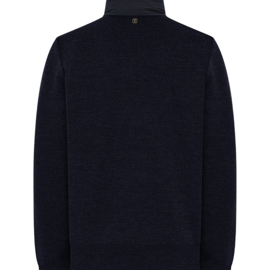 Duno Oliver Rolo hybrid jacket in navy bij Checkpoint Mol