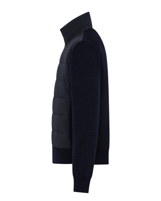 Duno Oliver Rolo hybrid jacket in navy bij Checkpoint Mol