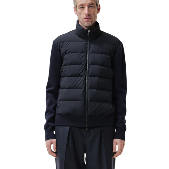 Duno Oliver Rolo hybrid jacket in navy bij Checkpoint Mol
