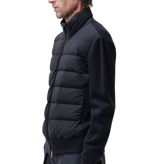 Duno Oliver Rolo hybrid jacket in navy bij Checkpoint Mol