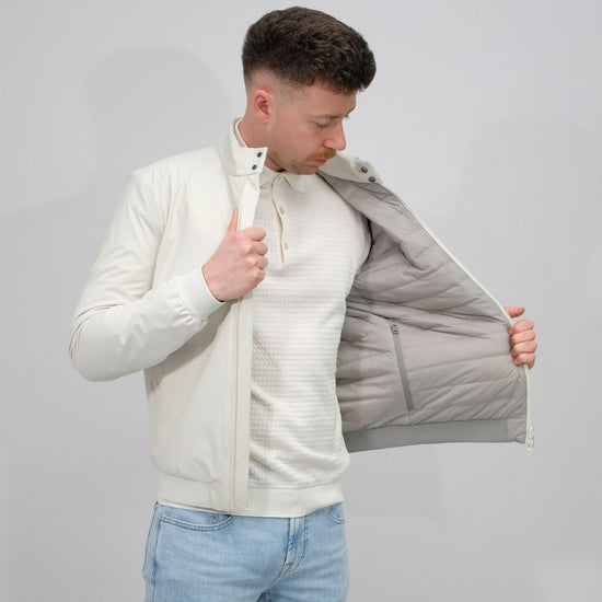Duno River Bi Stretch Tech Reversible Jacket Milky White – productbeeld 2