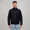 DUNO Navy River Bi-stretch Tech Reversible Jacket Navy – vooraanzicht