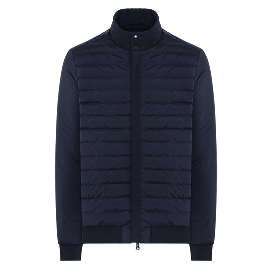 DUNO Navy River Bi-stretch Tech Reversible Jacket Navy – productbeeld 2
