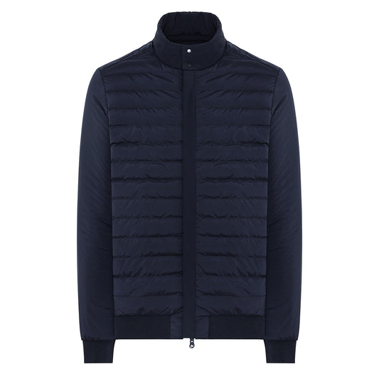 DUNO Navy River Bi-stretch Tech Reversible Jacket Navy – productbeeld 2