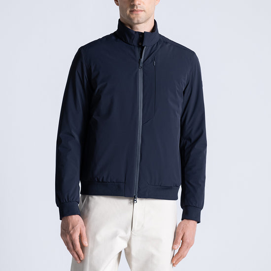 DUNO Navy River Bi-stretch Tech Reversible Jacket Navy – productbeeld 7