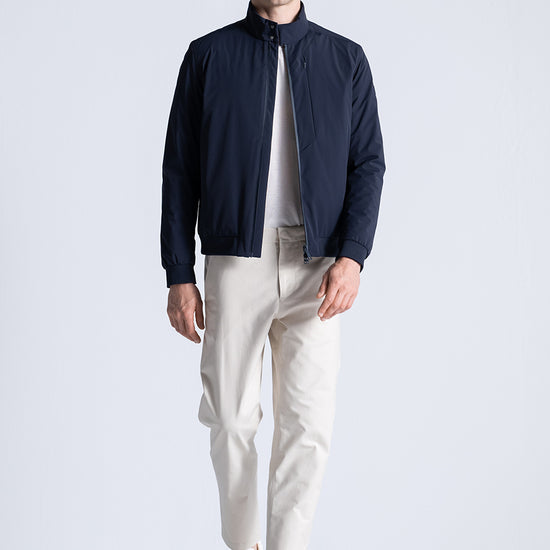 DUNO Navy River Bi-stretch Tech Reversible Jacket Navy – productbeeld 8