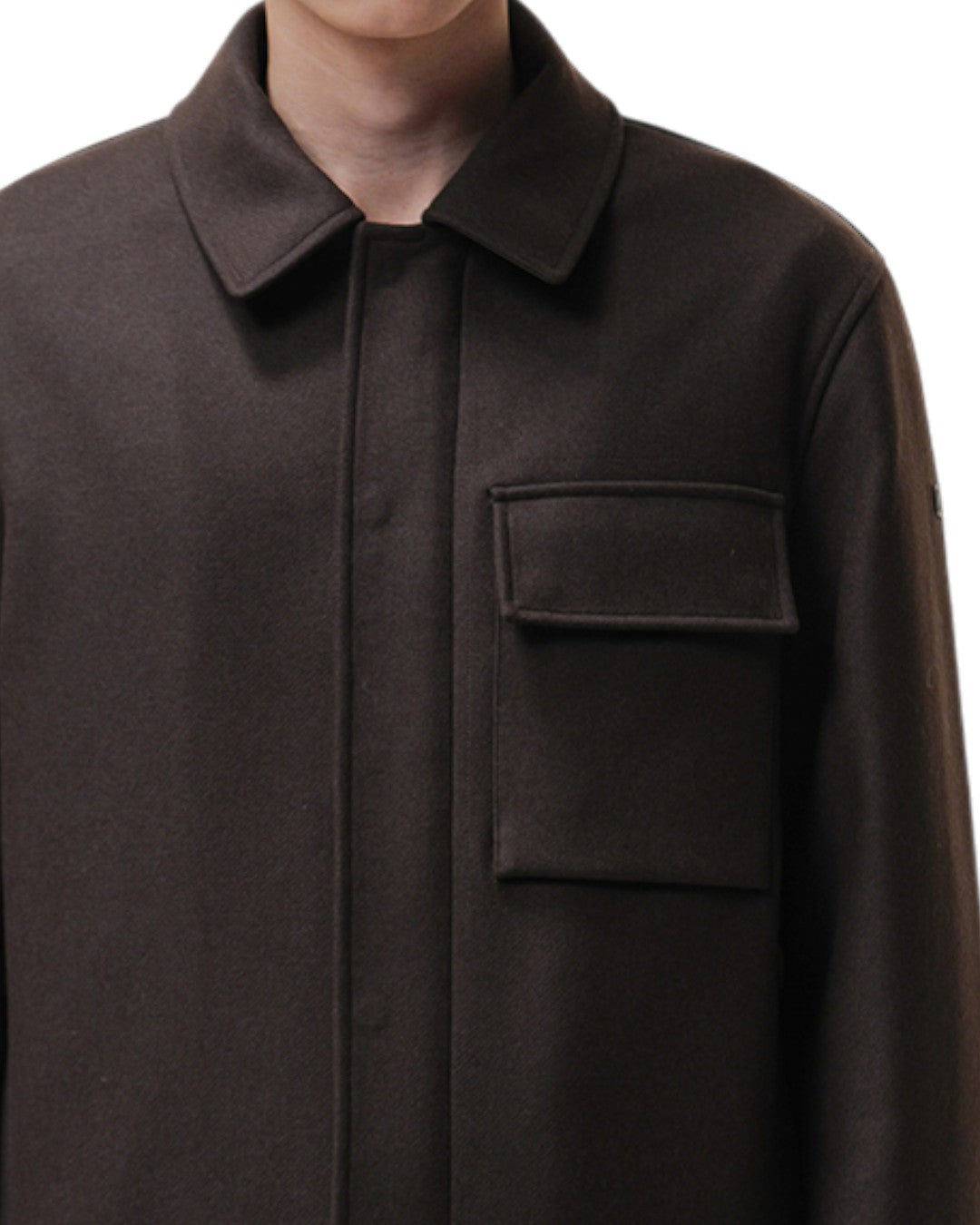 Duno Sten Arbus shirt jacket Brown - productfoto 2 - Checkpoint Mol