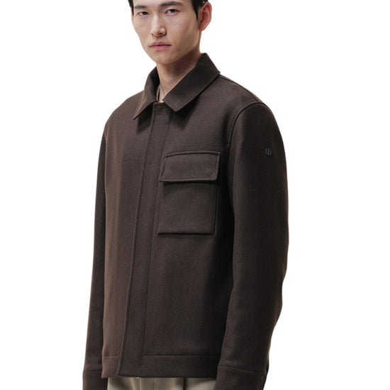 Duno Sten Arbus shirt jacket Brown - productfoto 3 - Checkpoint Mol