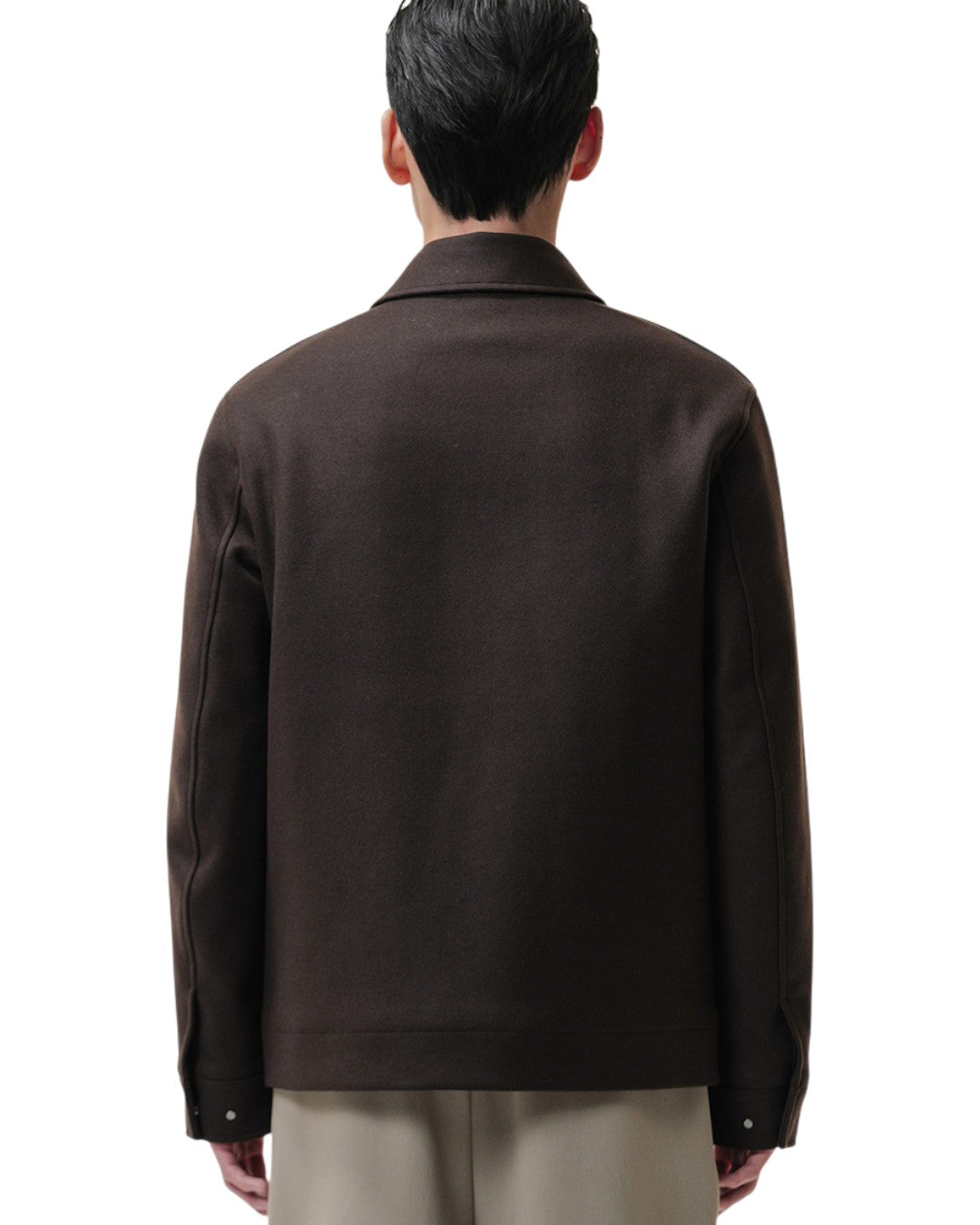 Duno Sten Arbus shirt jacket Brown - productfoto 4 - Checkpoint Mol