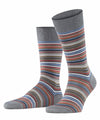 Falke Microblock Mercerised Cotton Socks Grey – detailbeeld