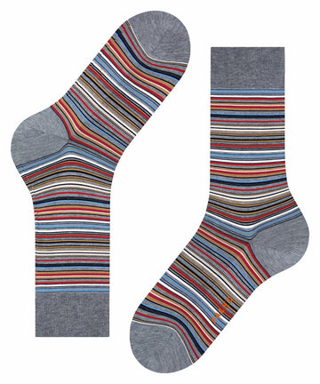 Falke Microblock Mercerised Cotton Socks Grey – paar