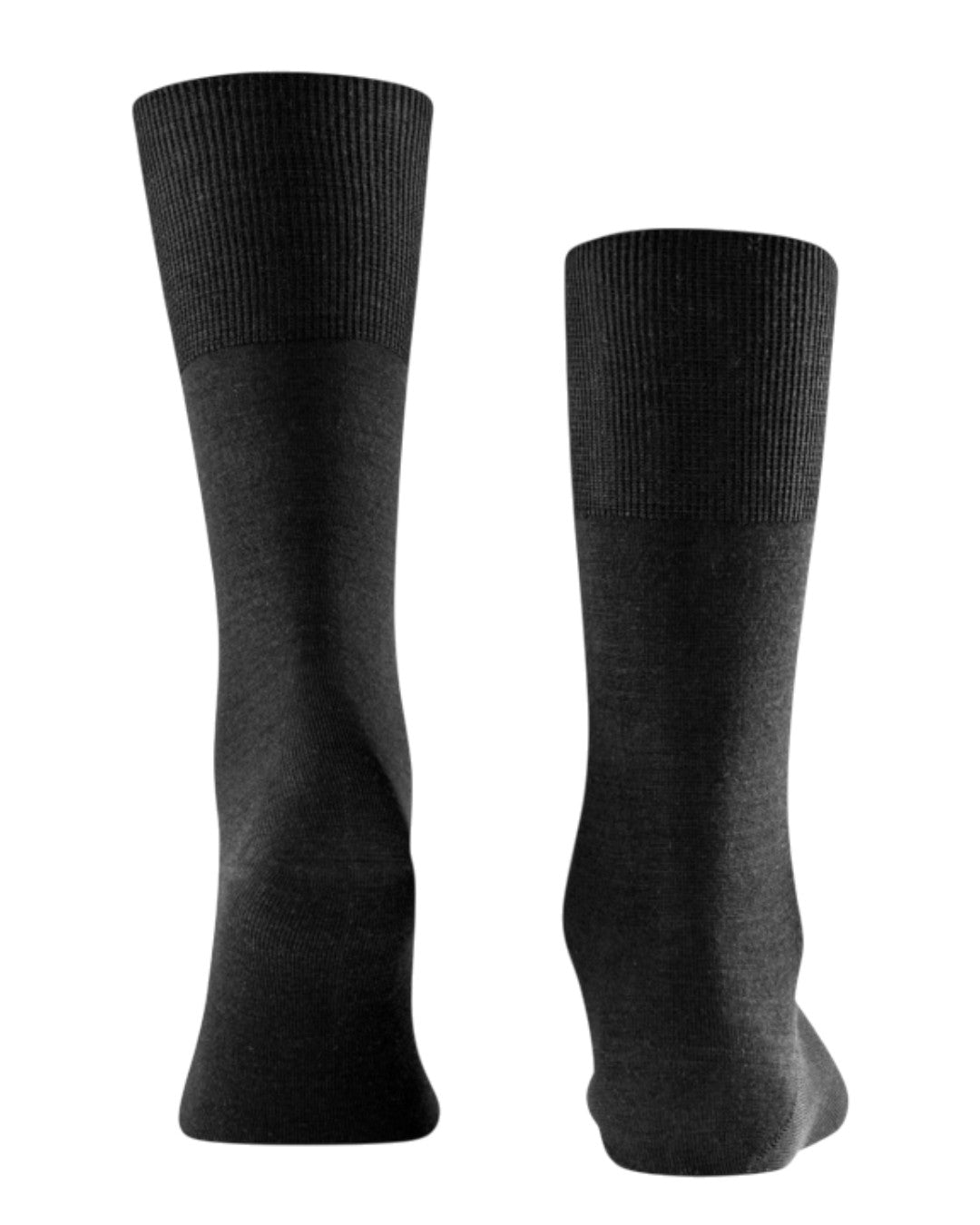 Black Airport Merino Wool Socks