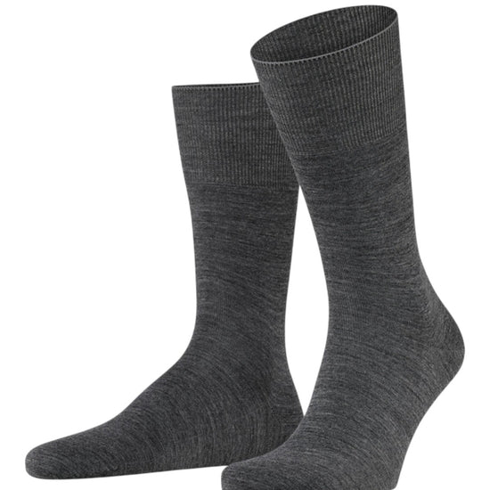 Dark Grey Airport Merino Wool Socks