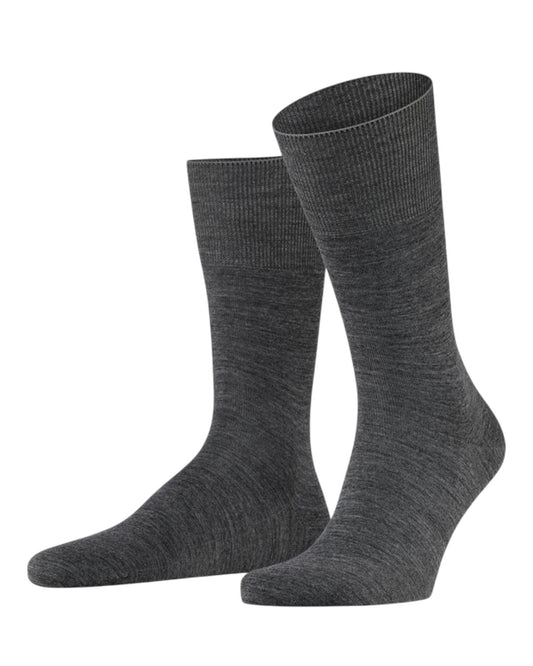 Dark Grey Airport Merino Wool Socks