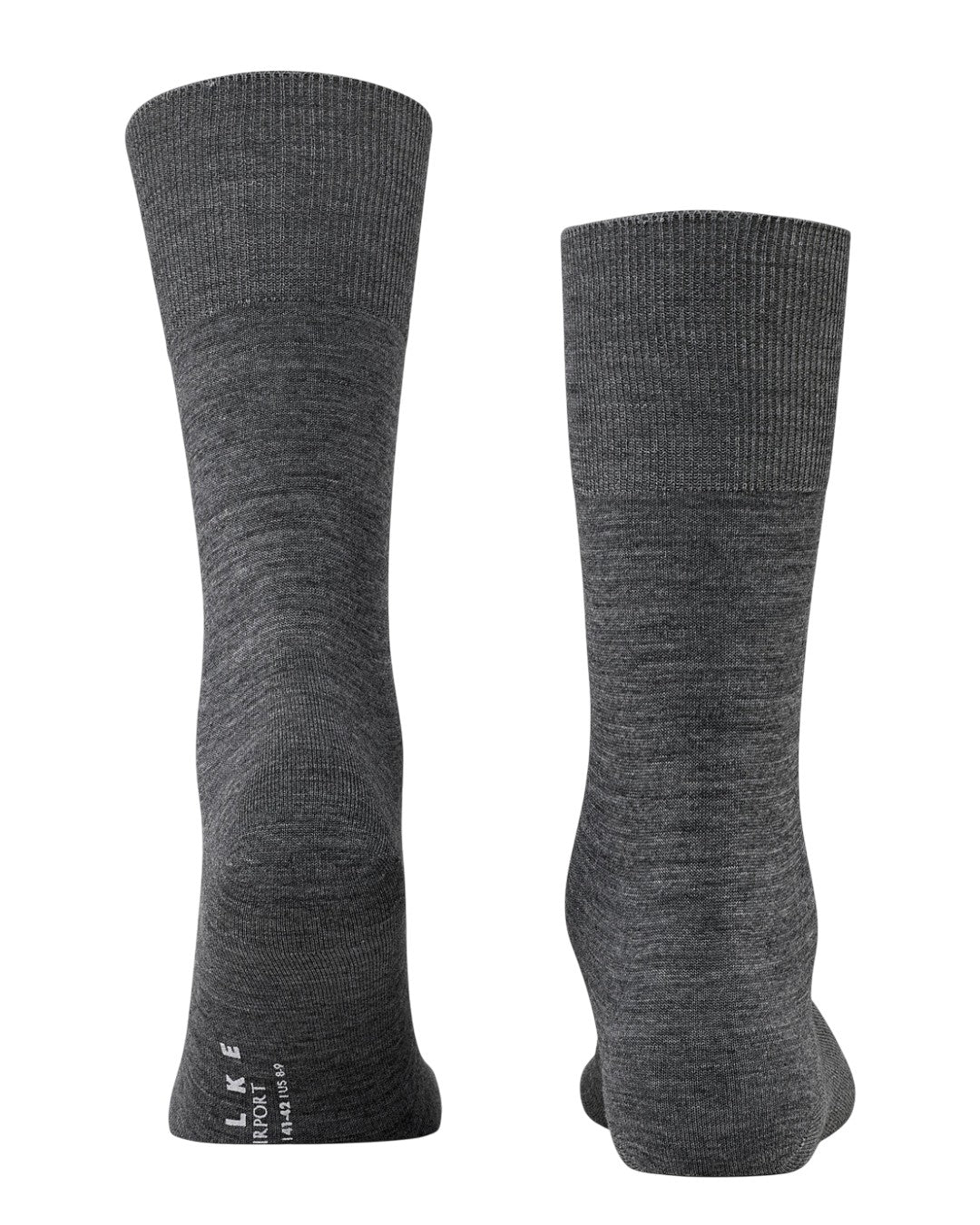 Dark Grey Airport Merino Wool Socks