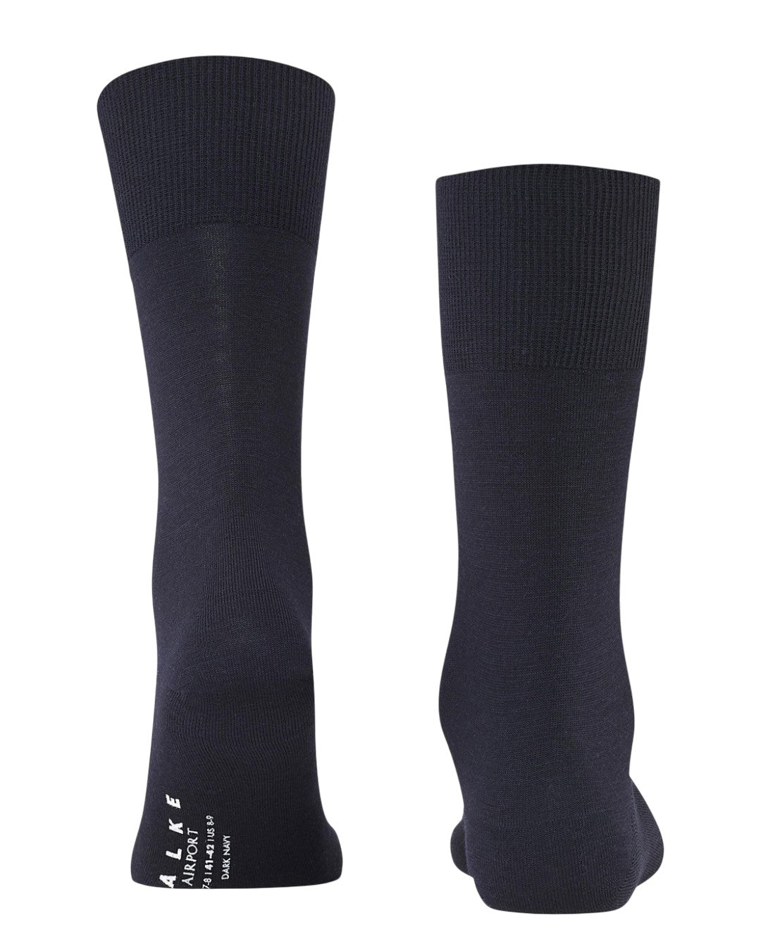 Dark Navy Airport Merino Wool Socks