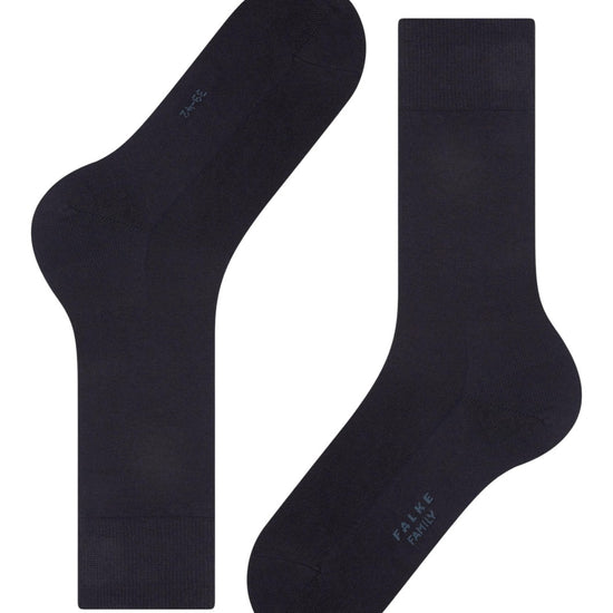 Dark Navy Family Soft Cotton Socks