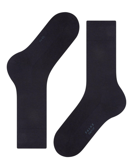 Dark Navy Family Soft Cotton Socks