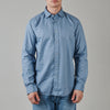 FIL NOIR Grey Blue Popeline Fil Noir – vooraanzicht