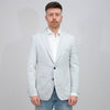 Fradi Blue White Seersucker Stretch Vest – vooraanzicht