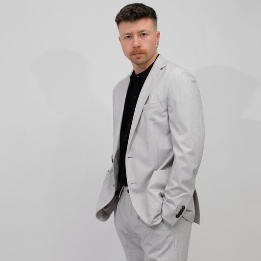 Fradi Grijs Stretch Woollook – productbeeld 2