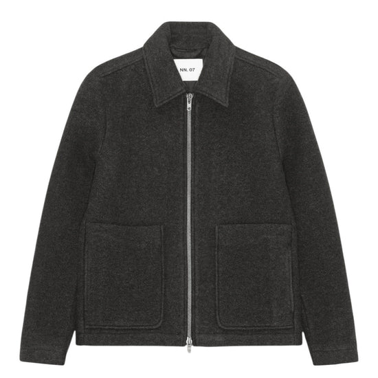 NN.07 Gael 8267 wool blend jacket Dark Army - voorkant - Checkpoint Mol