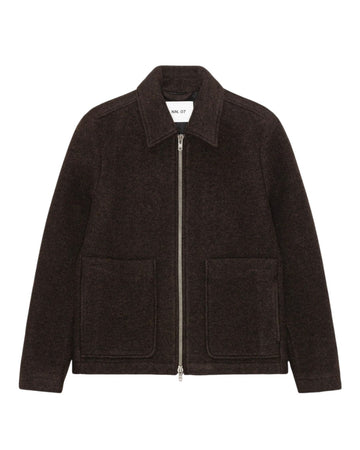 NN.07 Gael 8267 wool blend jacket Dusky Port - voorkant - Checkpoint Mol