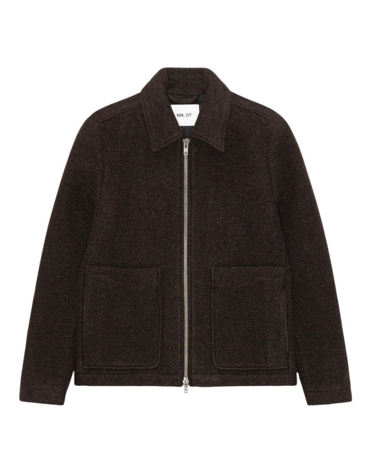 NN.07 Gael 8267 wool blend jacket Dusky Port - voorkant - Checkpoint Mol