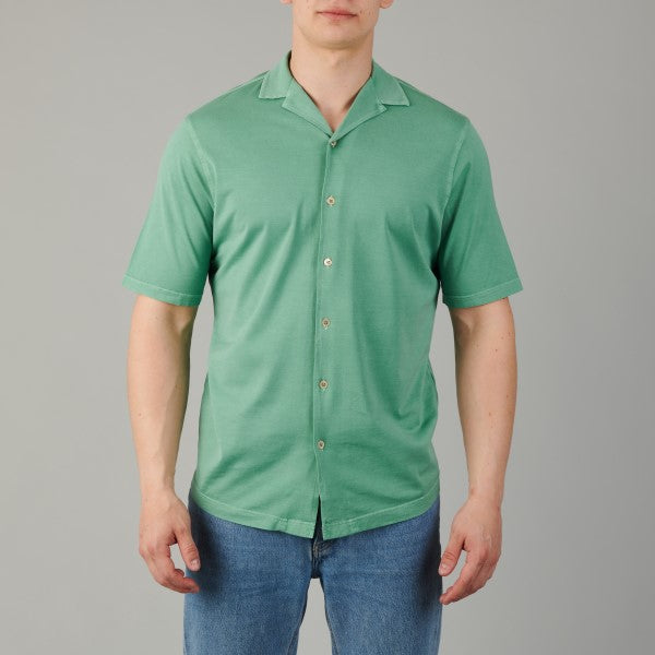 Galleria Roma Jervin Jersey Polo Shirt Verde – productbeeld 1