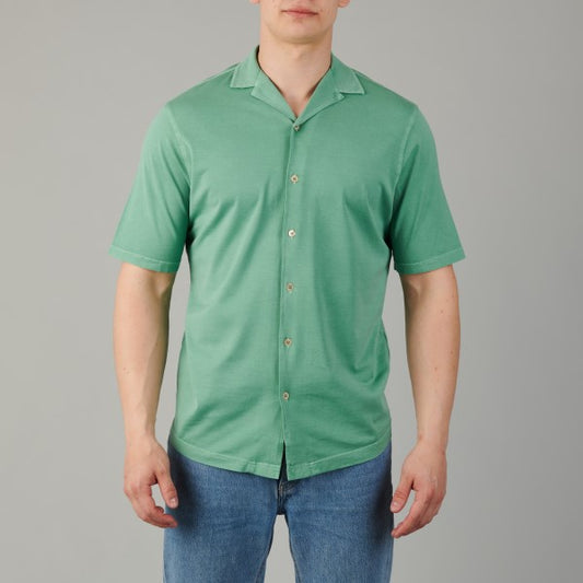 Galleria Roma Jervin Jersey Polo Shirt Verde – productbeeld 1