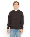 Galleria Roma Merino Punto Felpa Roundneck Pullover Caffè Brown gedragen door Alexander — vooraanzicht